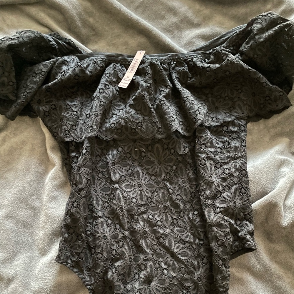 Victoria Secret sexy lace bodysuit.